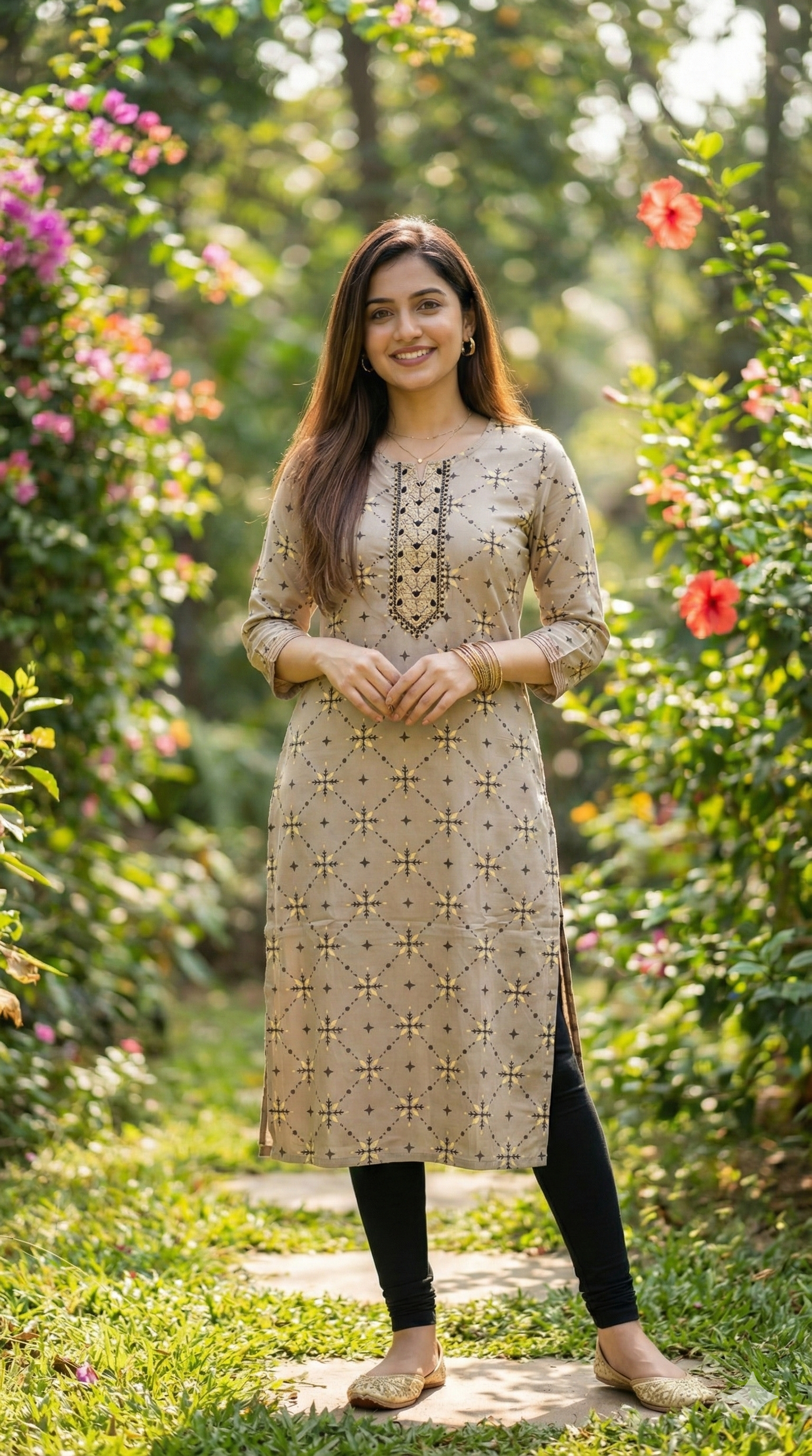 Grey Cotton Kurti