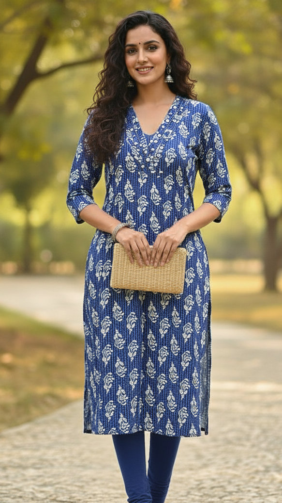 Indigo Blue Kurti