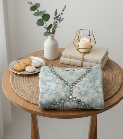 Aliya Cut Floral printed Kurti