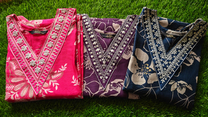 Vartican Floral Printed Kurtis